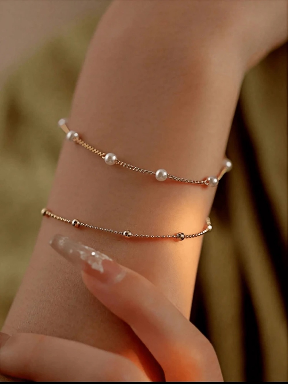 Layered bracelet set